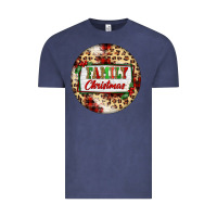 Vintage Denim Family Christmas Vintage Tee - FaDigitalArtStudio
