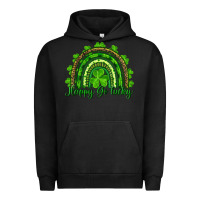 Pigment Black st. patrick's day happy go lucky Urban Hoodie - RanaPortraitStore