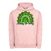 Pigment Salmon st. patrick's day happy go lucky Urban Hoodie - RanaPortraitStore