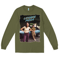 Army Green licoric new pizza Long Sleeve Tee - linhVisuals