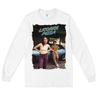 White licoric new pizza Long Sleeve Tee - linhVisuals