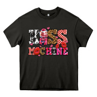Asphalt kiss machine with lips olivia Heavy Core Tee - OliviaCreatesArt
