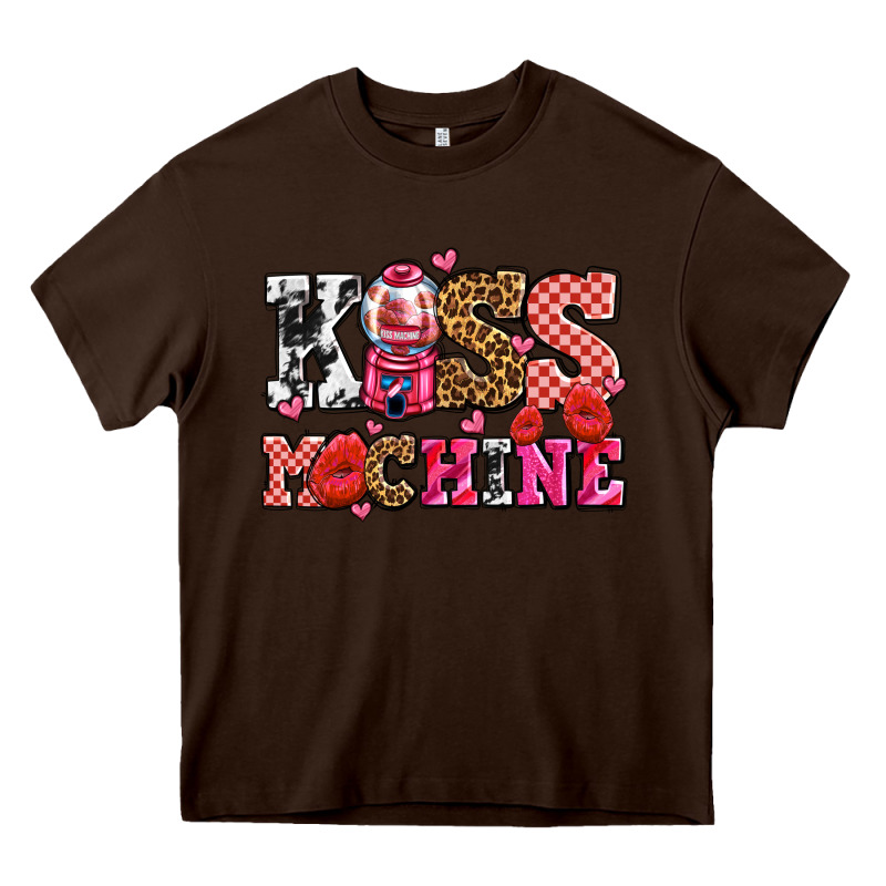 Kiss Machine With Lips Olivia Heavy Core Tee by OliviaCreatesArt | Teevron
