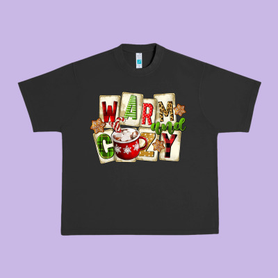 Warm And Cozy Hot Cocoa Urban Heavy Tee Designed By Fadigitalartstudio