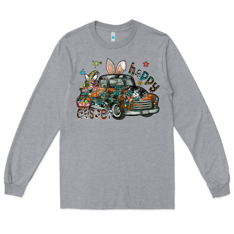 Happy Easter Long Sleeve Tee by CowhideDigitalArt | Teevron