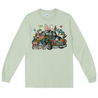 Matcha Happy Easter Long Sleeve Tee - CowhideDigitalArt