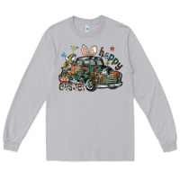 Moon Dust Happy Easter Long Sleeve Tee - CowhideDigitalArt