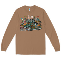 Toasted Coconut Happy Easter Long Sleeve Tee - CowhideDigitalArt