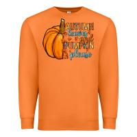 Carrot Autumn leaves and pumpkin please Premium Sweatshirt - RanaPortraitStore