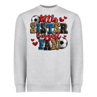 Little Sister Biggest Fan Soccer Heavyweight Sweatshirt | Teevron