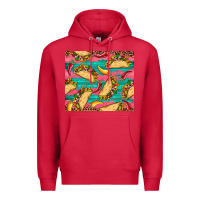 Cardinal mexican taco paper glitter leopard wooden Premium Hoodie - Artiststas