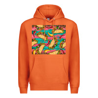 Carrot mexican taco paper glitter leopard wooden Premium Hoodie - Artiststas