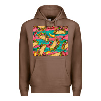 Chestnut mexican taco paper glitter leopard wooden Premium Hoodie - Artiststas
