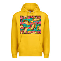 Lemon mexican taco paper glitter leopard wooden Premium Hoodie - Artiststas