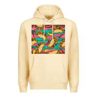 Pina Colada mexican taco paper glitter leopard wooden Premium Hoodie - Artiststas