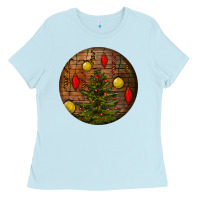 Baby Blue christmas Ladies Tee - BundleAndBundleShop