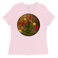 Bubblegum Pink christmas Ladies Tee - BundleAndBundleShop