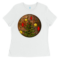 White christmas Ladies Tee - BundleAndBundleShop