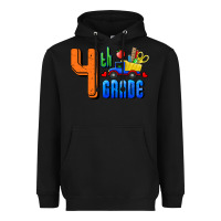 Black Fourth Grade Heavyweight Hoodie - RanaPortraitStore