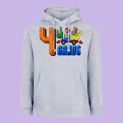 Fourth Grade Heavyweight Hoodie Designed By Ranaportraitstore