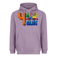 Lavender Fourth Grade Heavyweight Hoodie - RanaPortraitStore