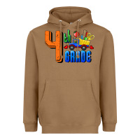 Toasted Coconut Fourth Grade Heavyweight Hoodie - RanaPortraitStore