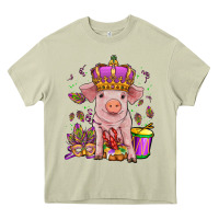Mossy mardi gras pig Heavy Core Tee - OliviaCreatesArt