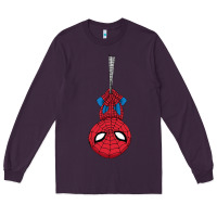 Plum the spider kids cartoon Long Sleeve Tee - linhVisuals