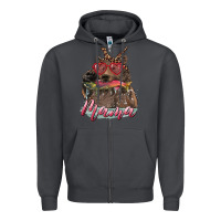 Smoke Mother's Day Glasses Leopard Bandana Mama Bear Hunting Fish Zipper Hoodie - RanaPortraitStore