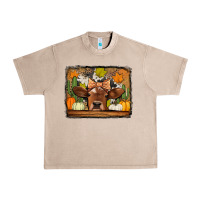 French Oak fall cow Urban Heavy Tee - Jasminsmagicworld