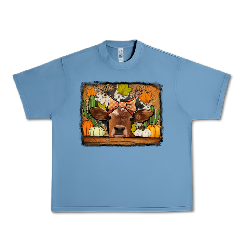 Fall Cow Urban Heavy Tee by Jasminsmagicworld | Teevron