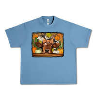 Pebble Blue fall cow Urban Heavy Tee - Jasminsmagicworld