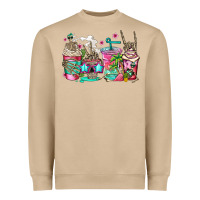 Mushroom skeleton summer coffee cups Heavyweight Sweatshirt - Jasminsmagicworld