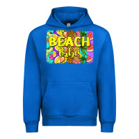 Cobalt beach vibes summer brushstroke Urban Hoodie - Jasminsmagicworld