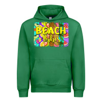 Emerald beach vibes summer brushstroke Urban Hoodie - Jasminsmagicworld