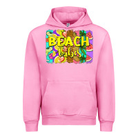 Fuchsia Pink beach vibes summer brushstroke Urban Hoodie - Jasminsmagicworld