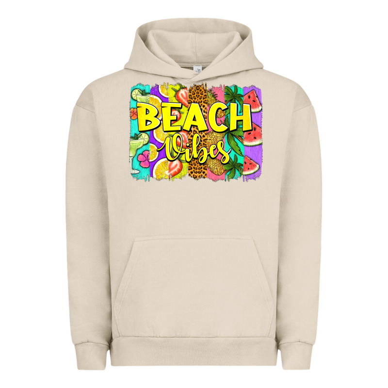 Beach Vibes Summer Brushstroke Urban Hoodie by Jasminsmagicworld | Teevron