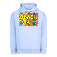 Pigment Grape Ice beach vibes summer brushstroke Urban Hoodie - Jasminsmagicworld