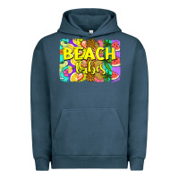 Pigment Midnight Navy beach vibes summer brushstroke Urban Hoodie - Jasminsmagicworld