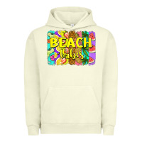Pigment Pistachio beach vibes summer brushstroke Urban Hoodie - Jasminsmagicworld