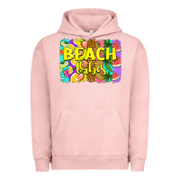 Pigment Salmon beach vibes summer brushstroke Urban Hoodie - Jasminsmagicworld