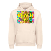 Sandshell beach vibes summer brushstroke Urban Hoodie - Jasminsmagicworld