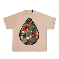Burro african fabric pattern teardrop earrings Urban Heavy Tee - BundleAndBundleShop