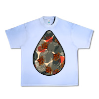 Grape Ice african fabric pattern teardrop earrings Urban Heavy Tee - BundleAndBundleShop