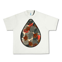 Pistachio african fabric pattern teardrop earrings Urban Heavy Tee - BundleAndBundleShop