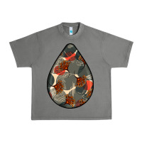 Tornado african fabric pattern teardrop earrings Urban Heavy Tee - BundleAndBundleShop