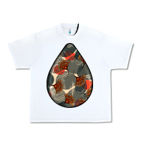 White african fabric pattern teardrop earrings Urban Heavy Tee - BundleAndBundleShop