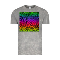 Cloud Rock colorful leopard seamless pattern Vintage Tee - BundleAndBundleShop