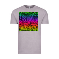 Vintage Zinc colorful leopard seamless pattern Vintage Tee - BundleAndBundleShop