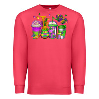 Cardinal mardi gras coffee cups Premium Sweatshirt - Jasminsmagicworld